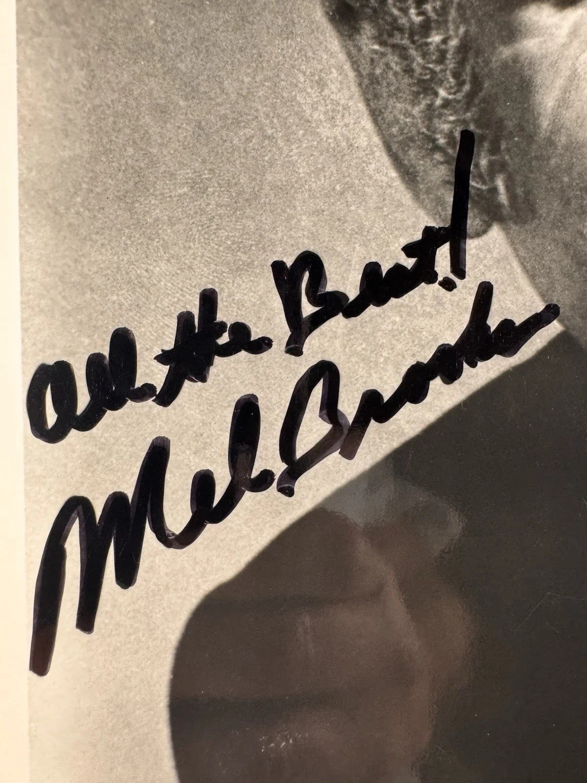 Mel Brooks — Mel Brooks Signed 8x10 Photo All the Best Inscription Estate Collection, изображение 2