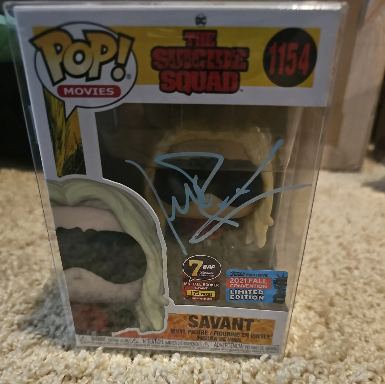 Michael Rooker — Michael Rooker Signed Funko Pop The Suicide Squad Savant #1154 (7bap 175 CT)
