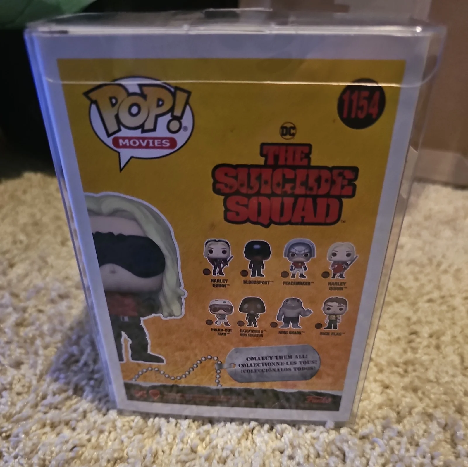 Michael Rooker — Michael Rooker Signed Funko Pop The Suicide Squad Savant #1154 (7bap 175 CT), изображение 3
