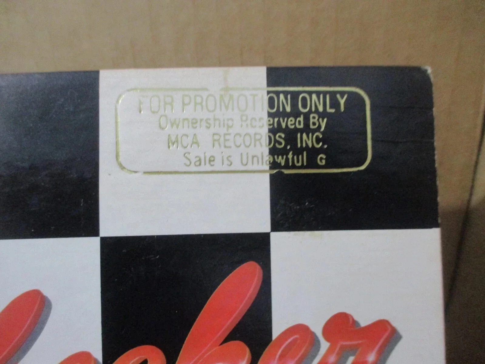 CHUBBY CHECKER AUTHENTIC AUTOGRAPHED/SIGNED PROMO VINYL RECORD ALBUM, image 2
