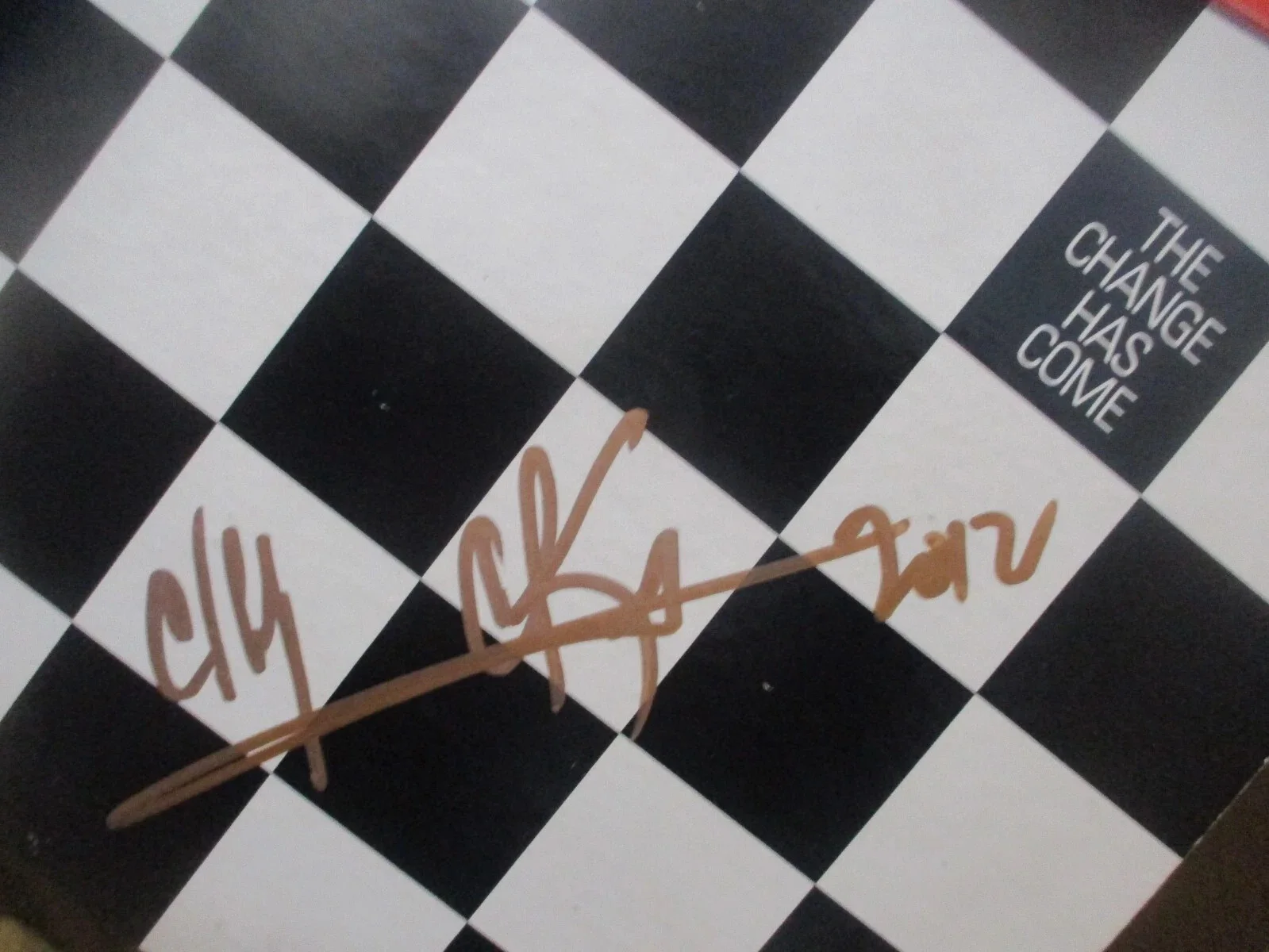 CHUBBY CHECKER AUTHENTIC AUTOGRAPHED/SIGNED PROMO VINYL RECORD ALBUM, image 3
