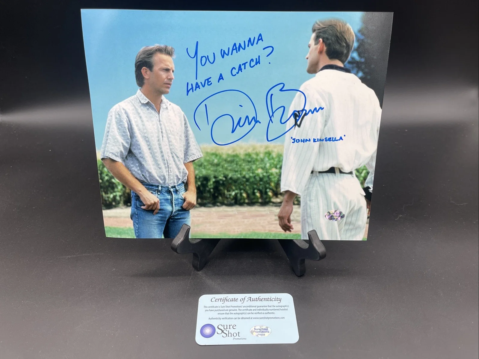 Dwier Brown — Dwier Brown Field of Dreams John Kinsella Autograph 8x10 With COA