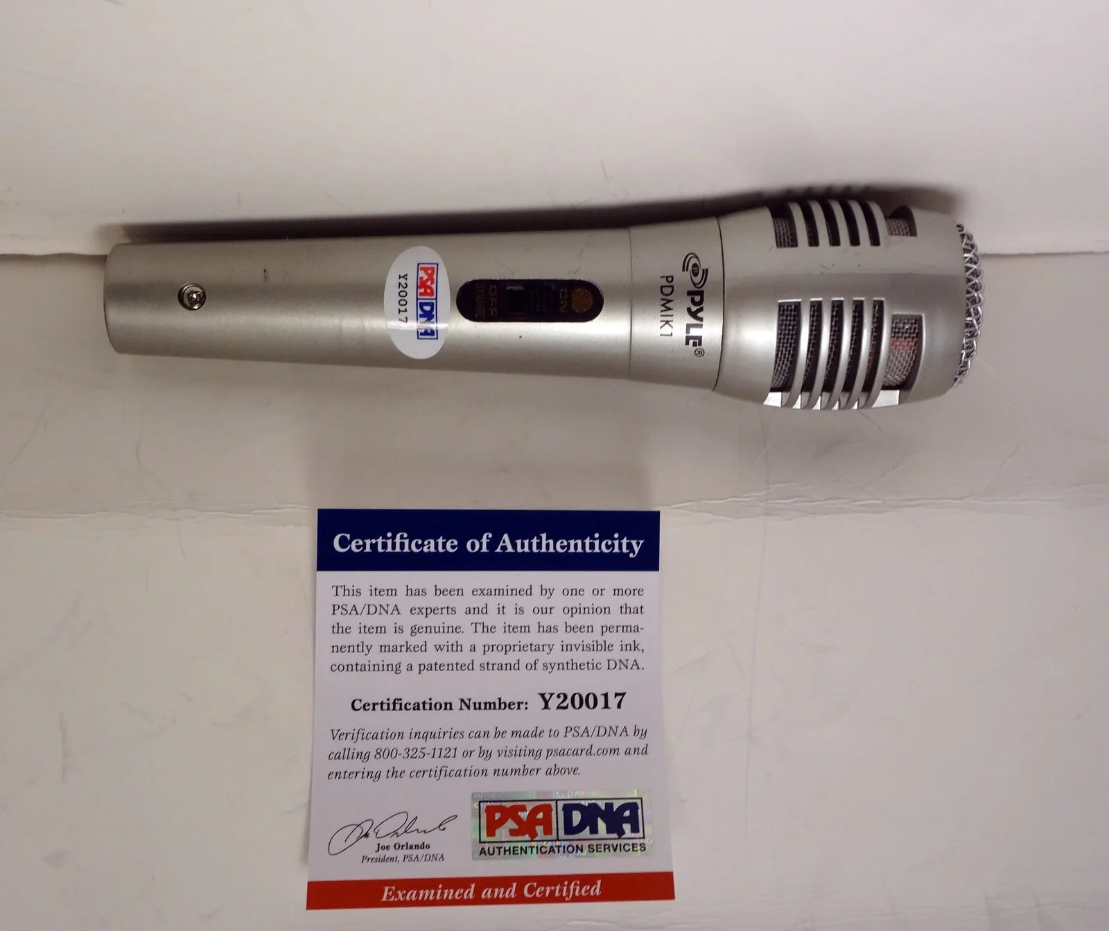 John Oliver — John Oliver Last Week Tonight HBO Signed Autograph Microphone PSA/DNA COA, image 2