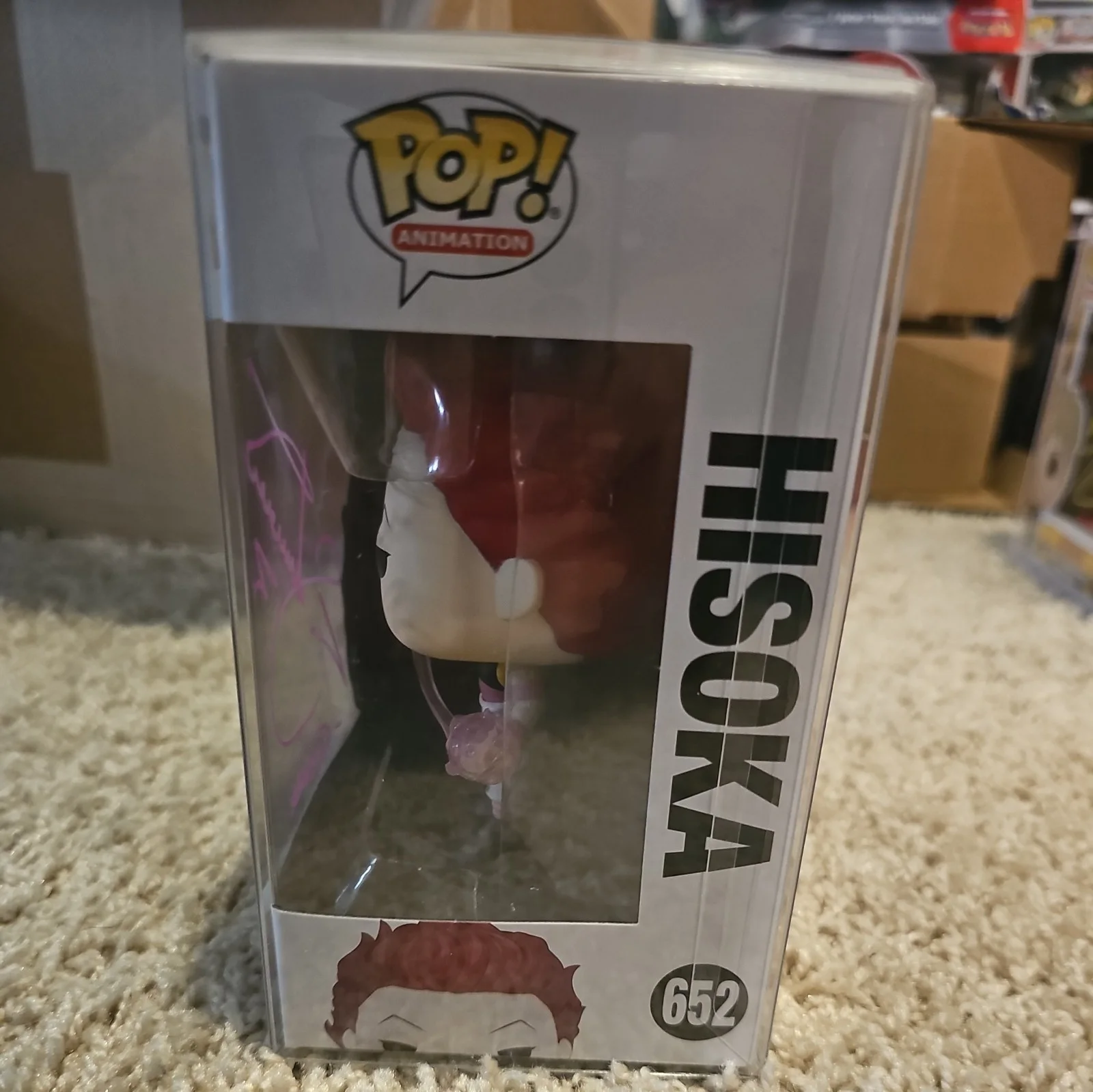 KEITH SILVERSTEIN — KEITH SILVERSTEIN Signed HUNTER X HUNTER HISOKA FUNKO POP Vinyl no COA, изображение 2
