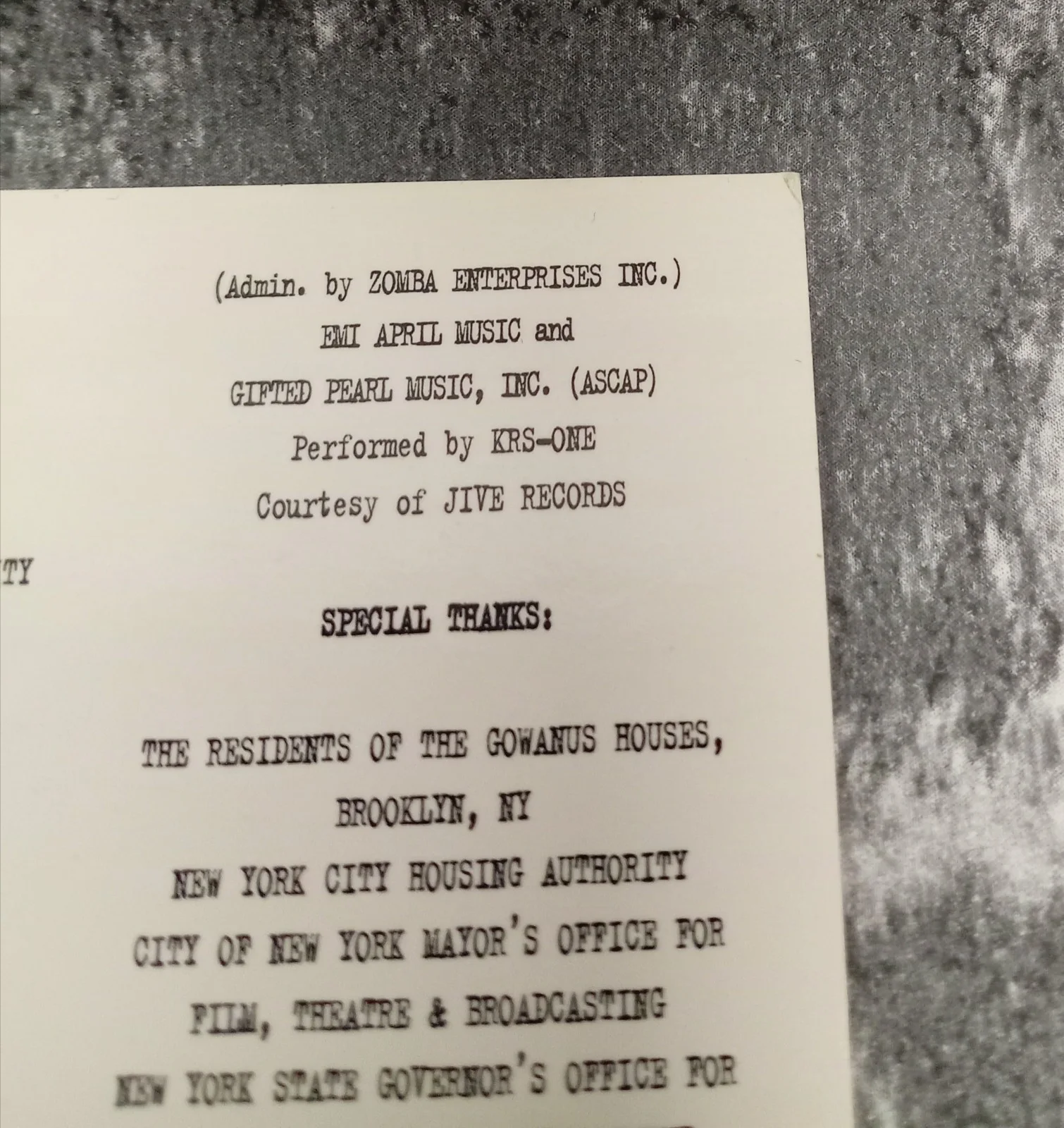 Clockers Spike Lee Promotional Card Synopsis Cast & Crew Movie Film Poster Y723, изображение 3