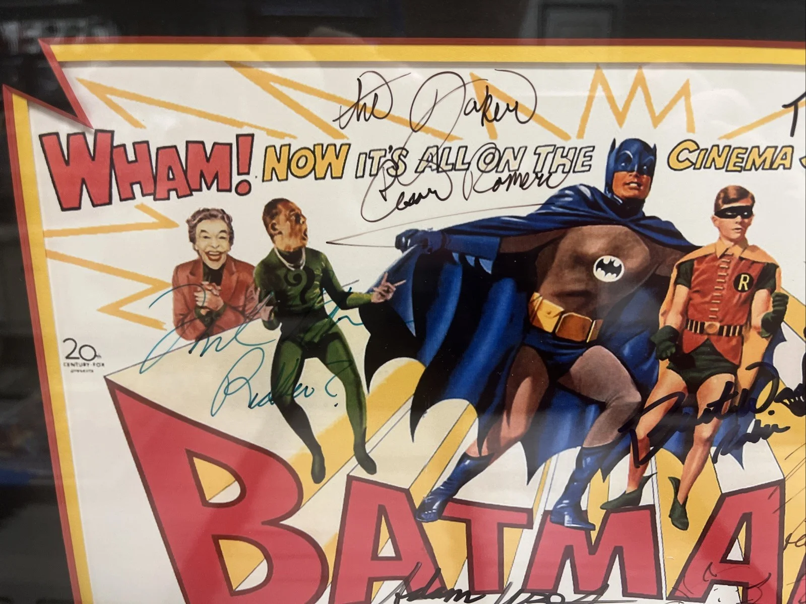 Adam West, Burt Ward, Burgess Meredith, Frank Gorshin — Batman Signed Cast West, Ward , Romero, Gorshin, Meredith An Meriwether!, image 3