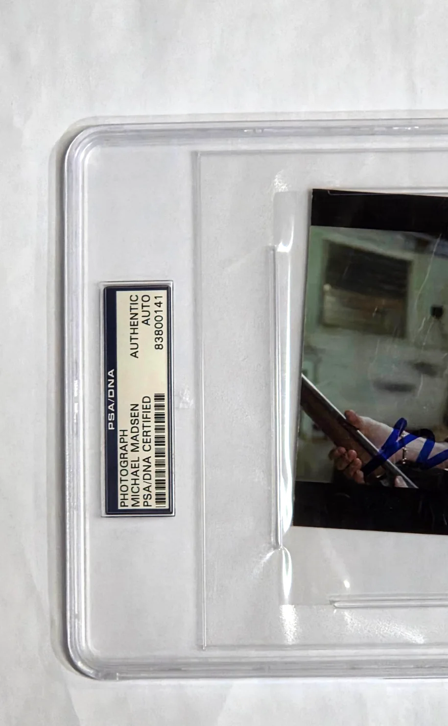 Michael Madsen Signed 4x8 KILL BILL PSA COA Slabbed, image 3