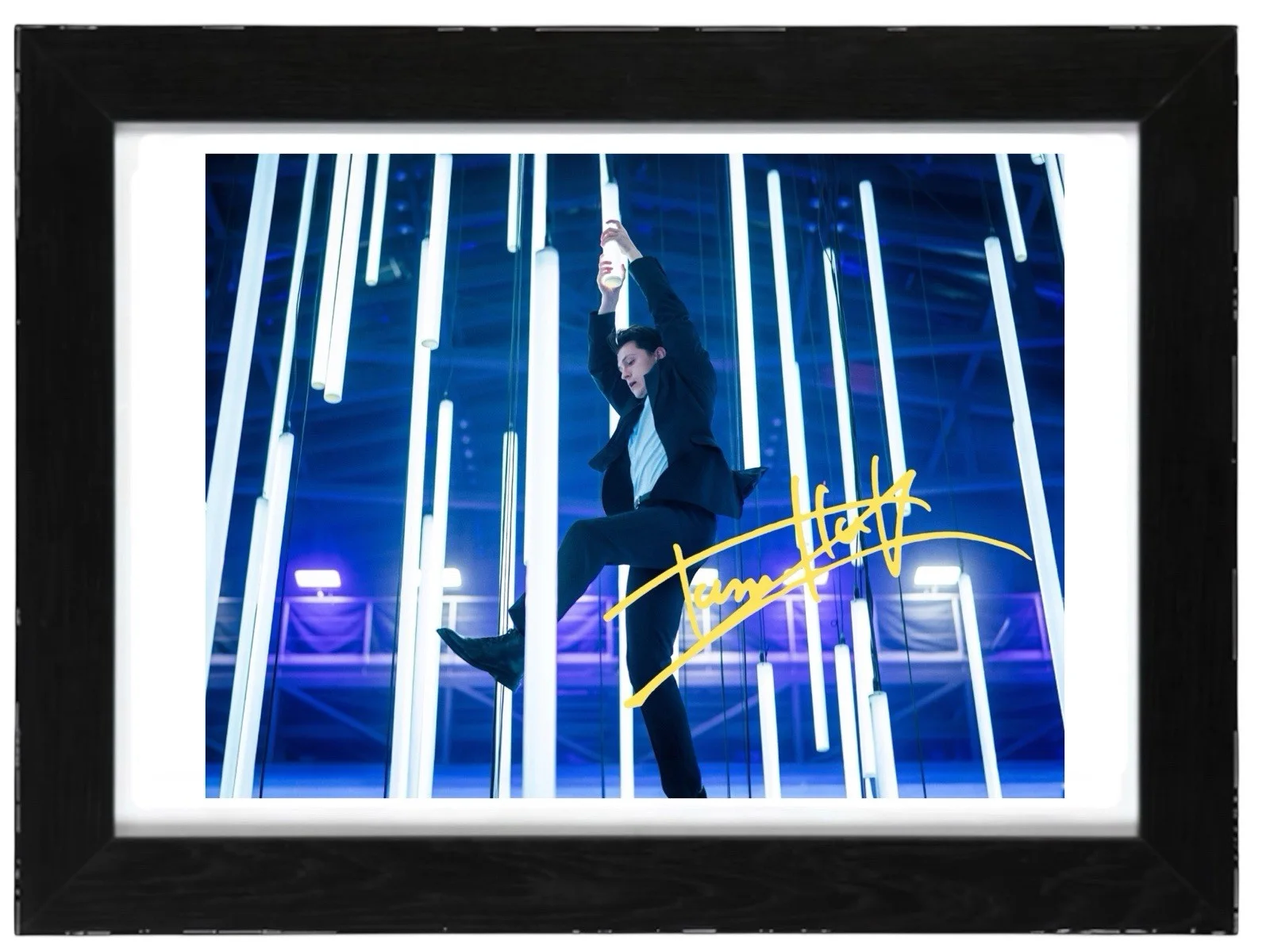 Tom Holland Signed Autograph PHOTO Pre Print Film 6x4/A4/A4 Framed Spiderman, изображение 2