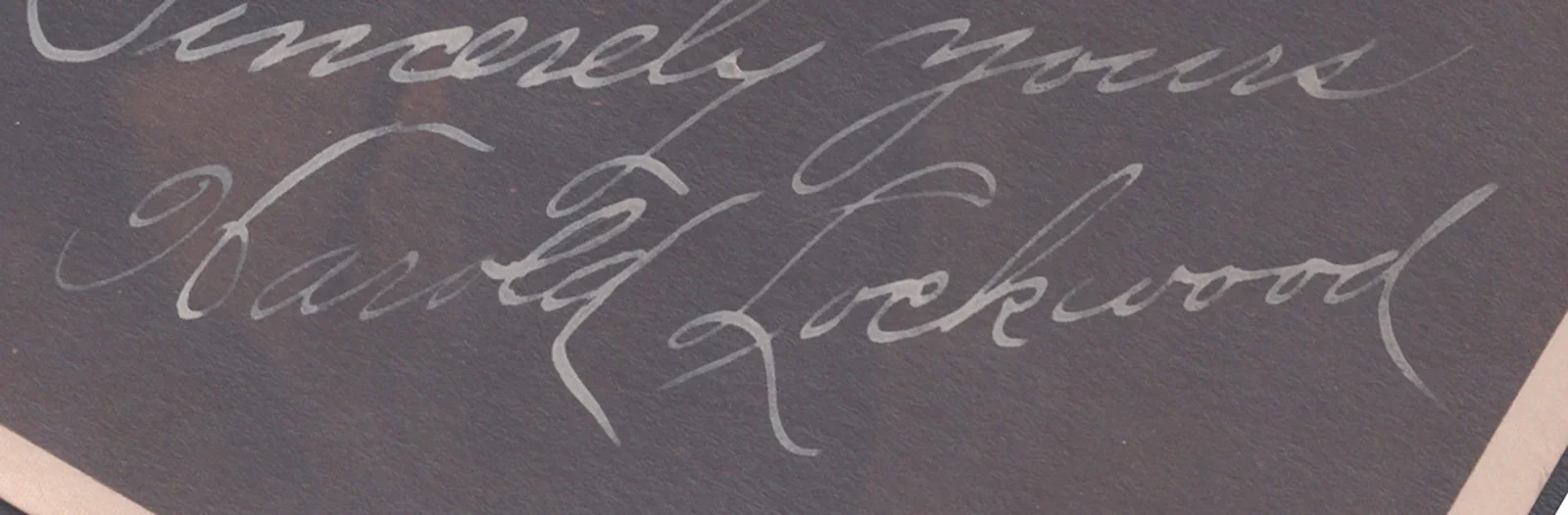 Harold Lockwood — HAROLD LOCKWOOD - AUTOGRAPHED SIGNED PHOTOGRAPH, image 2