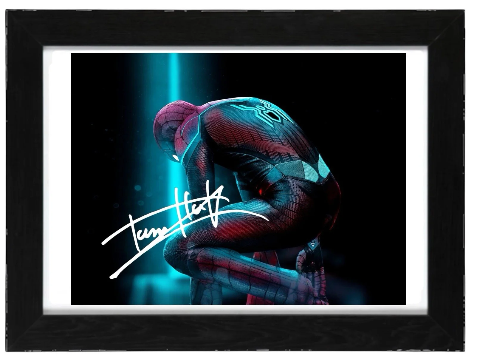 Tom Holland Signed Autograph PHOTO Pre Print Film 6x4/A4/A4 Framed Spiderman, image 2