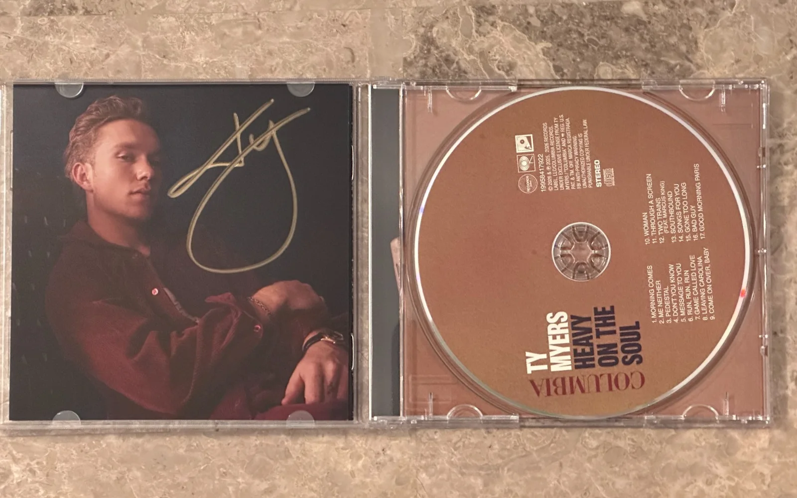 Ty Myers Heavy on the Soul CD + Signed Insert IN HAND Ships Now, изображение 2