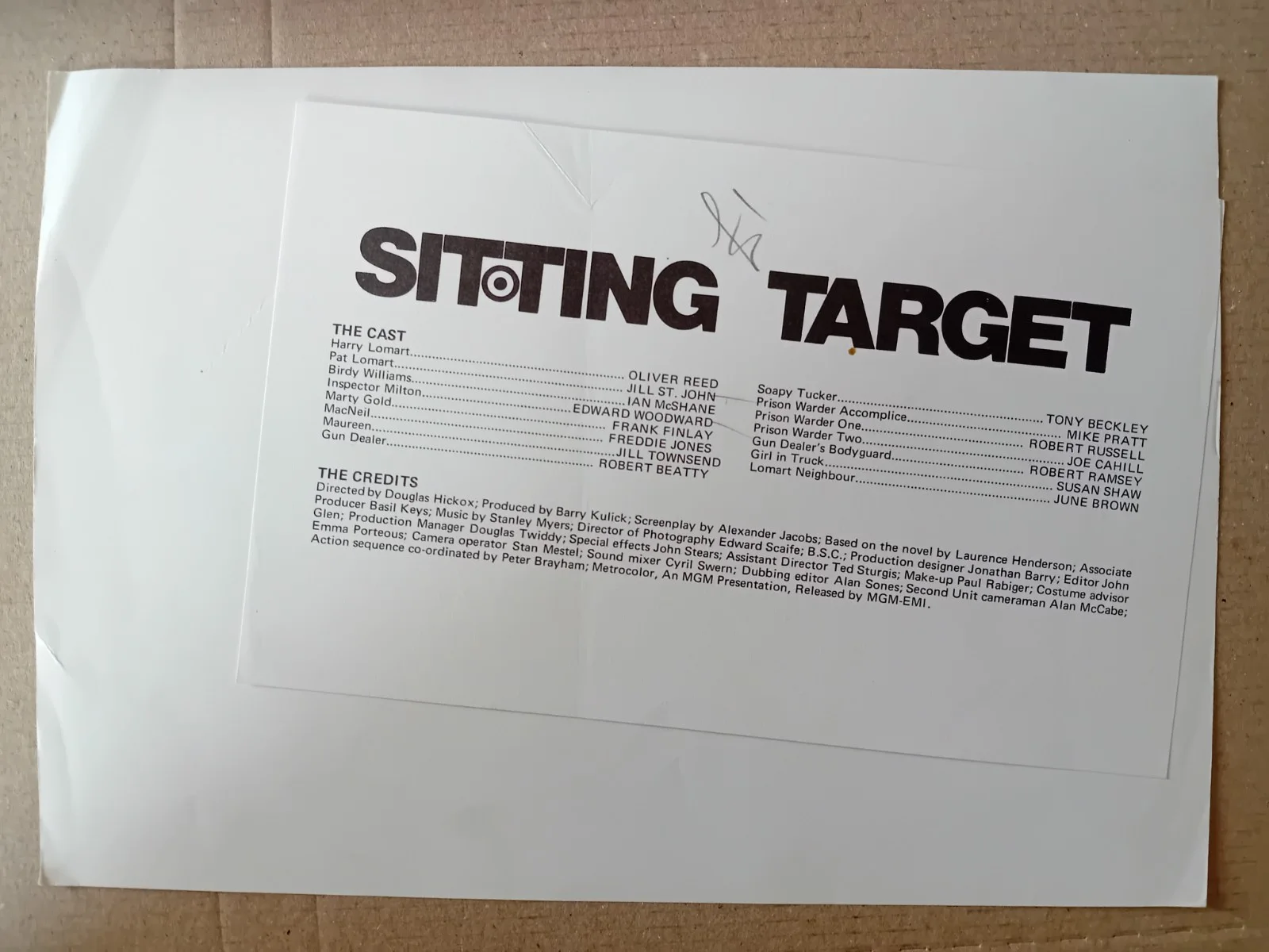 ORIGINAL PRESS PHOTO SITTING TARGET Jill St John, image 2