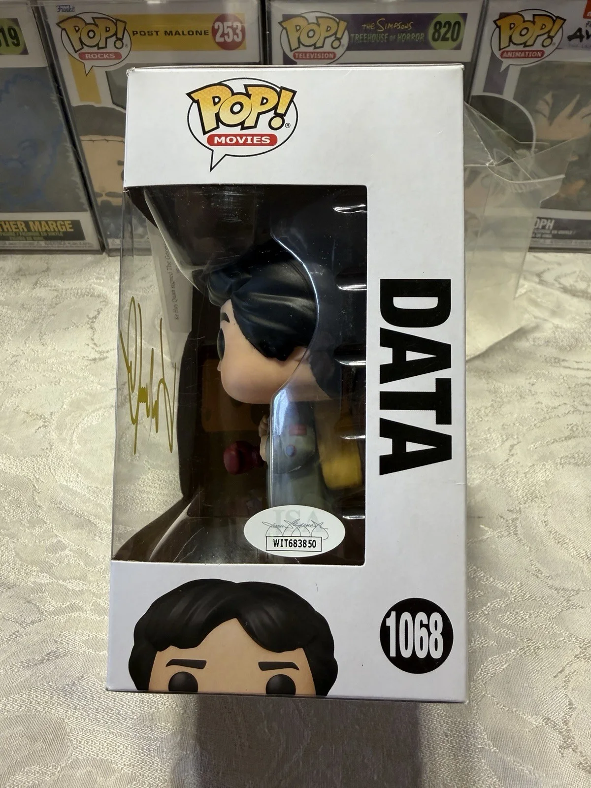 Ke Huy Quan Signed “Data” GOONIES Funko #1068, image 2