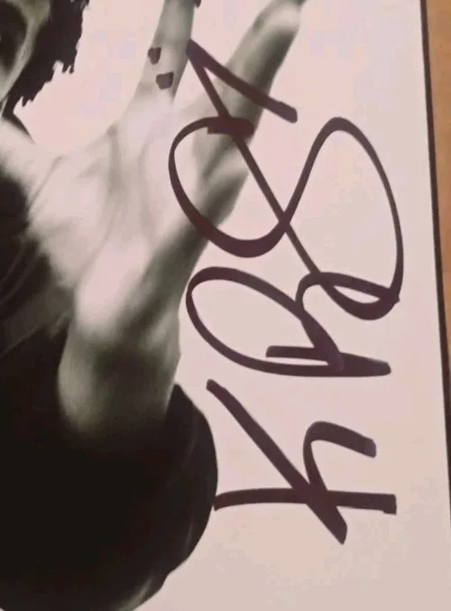 KRS ONE ICON LEGEND RAP G.O.A.T SIGNED AUTOGRAPH 8X10 PHOTO WELCOME TO MY WORLD, изображение 2