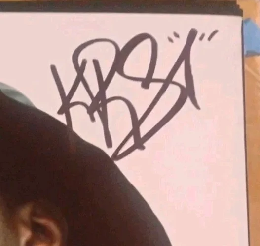 KRS ONE ICON LEGEND RAP G.O.A.T SIGNED AUTOGRAPH 8X10 PHOTO WELCOME TO MY WORLD, изображение 2