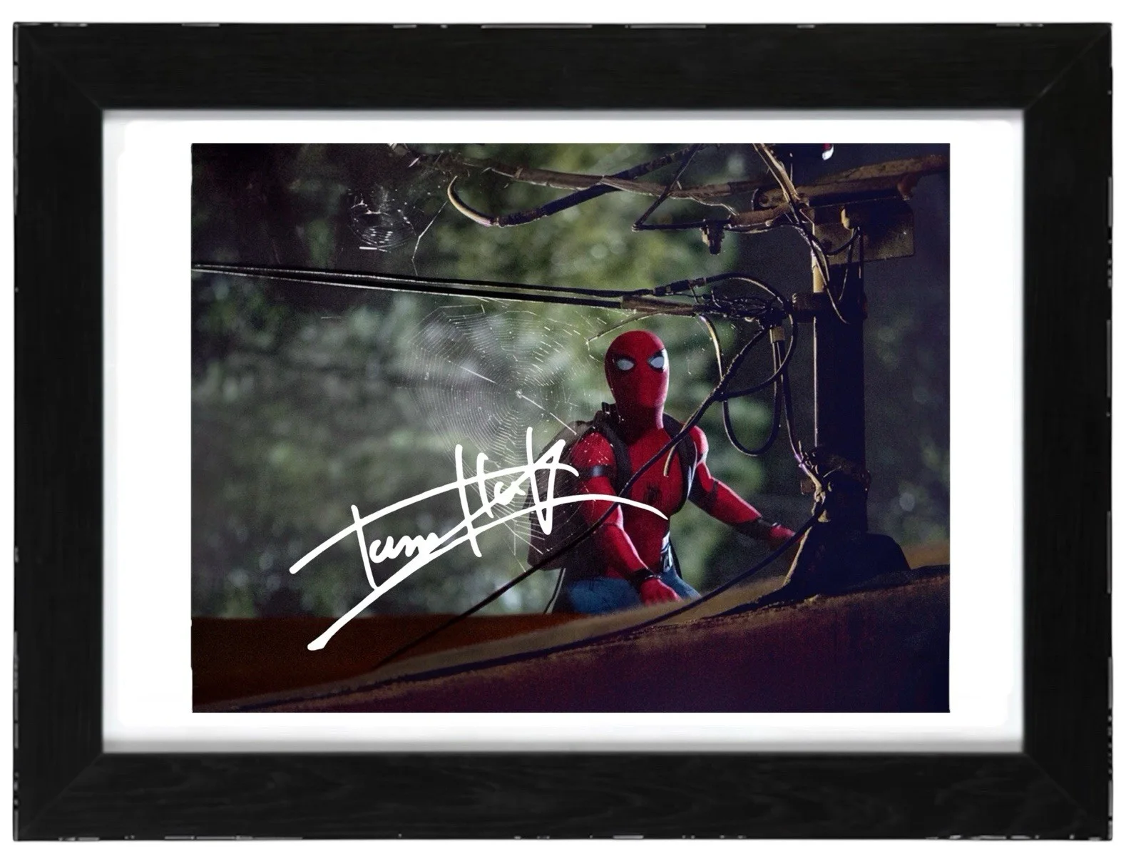 Tom Holland Signed Autograph PHOTO Pre Print Film 6x4/A4/A4 Framed Spiderman, image 2