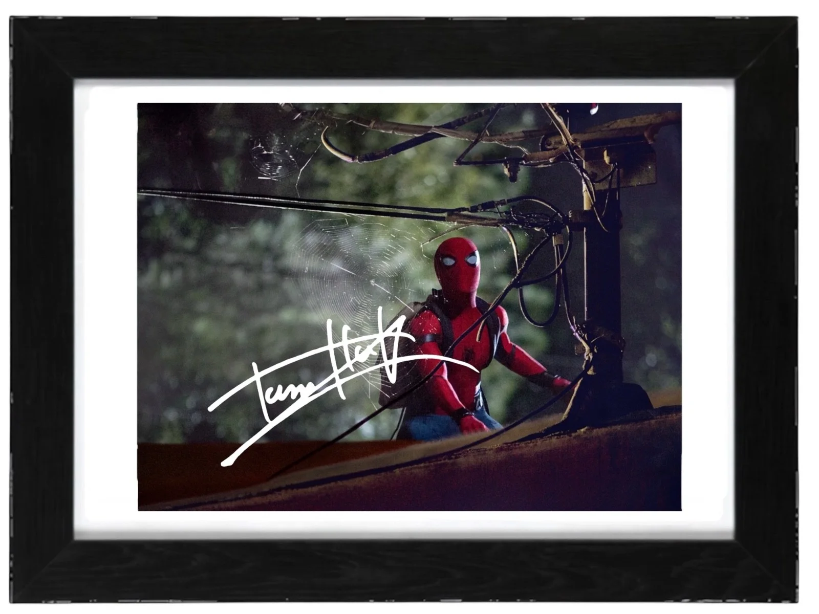 Tom Holland Signed Autograph PHOTO Pre Print Film 6x4/A4/A4 Framed Spiderman, image 3