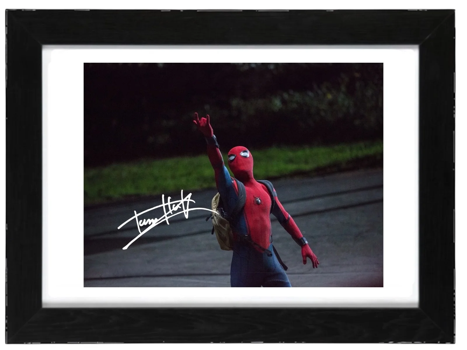 Tom Holland Signed Autograph PHOTO Pre Print Film 6x4/A4/A4 Framed Spiderman, изображение 3