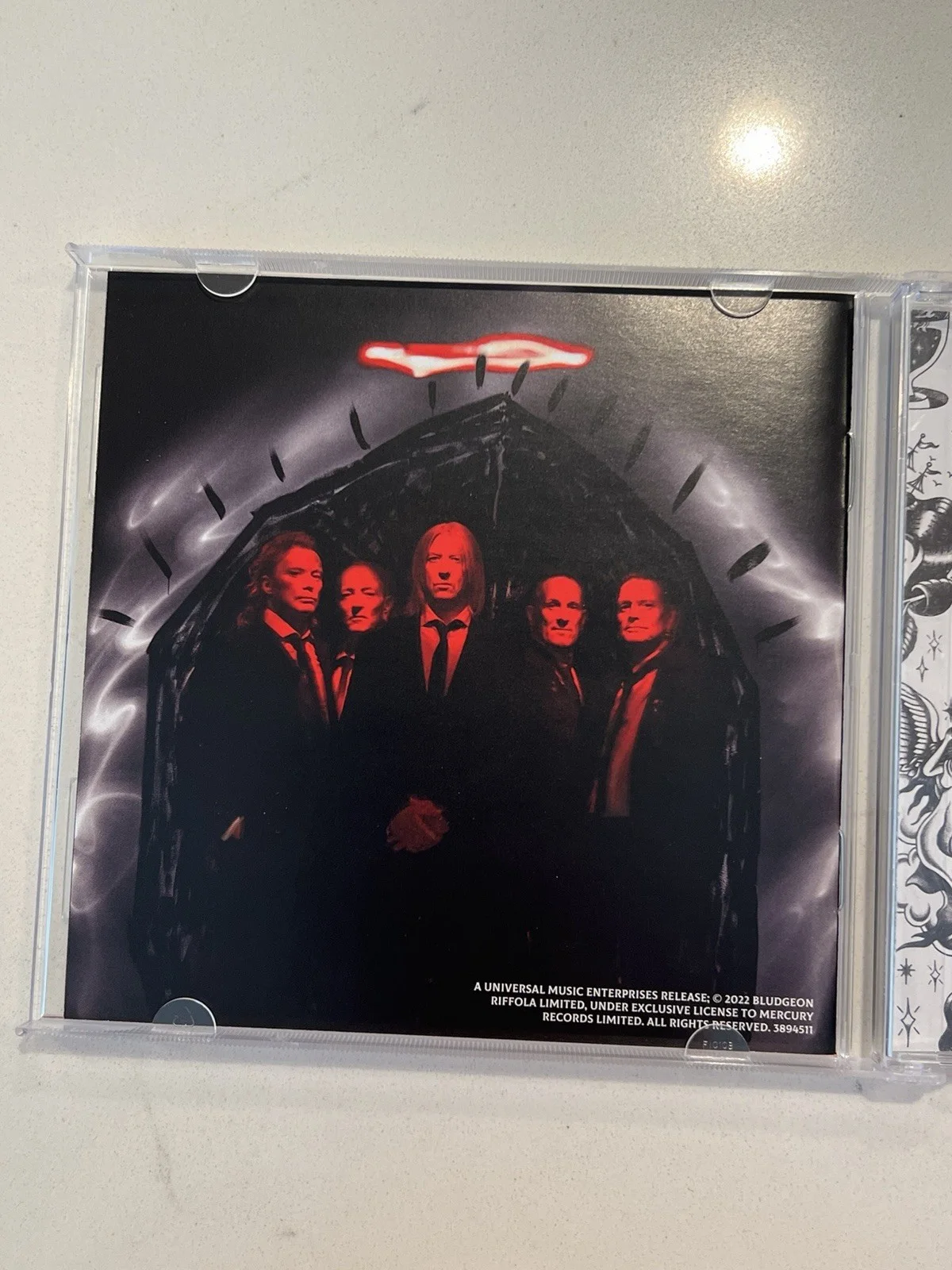 DEF LEPPARD COA SIGNED DIAMOND STAR HALOS CD W/ AUTOGRAPHED SIGNED INSERT ACOA 1, image 5