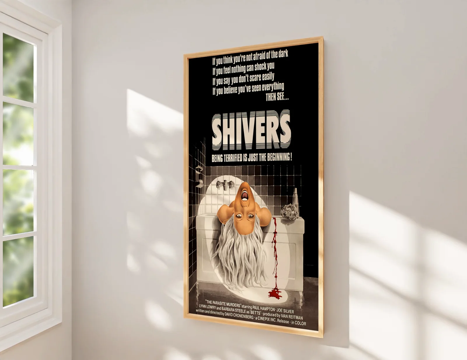 Shivers - 1975 Sci-Fi / Horror Film Restored 27.2" x 41" US One Sheet Poster, image 2