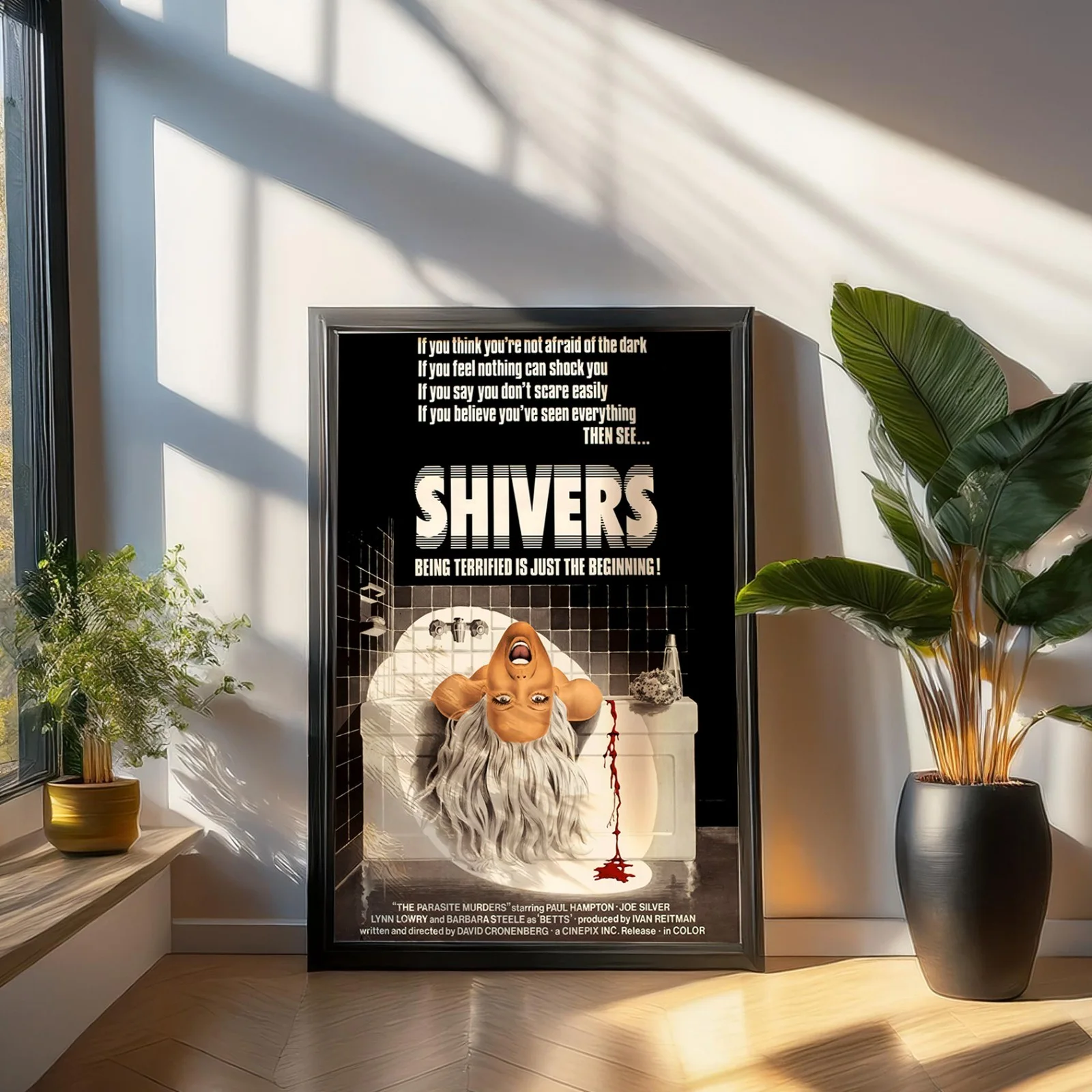 Shivers - 1975 Sci-Fi / Horror Film Restored 27.2" x 41" US One Sheet Poster, image 3
