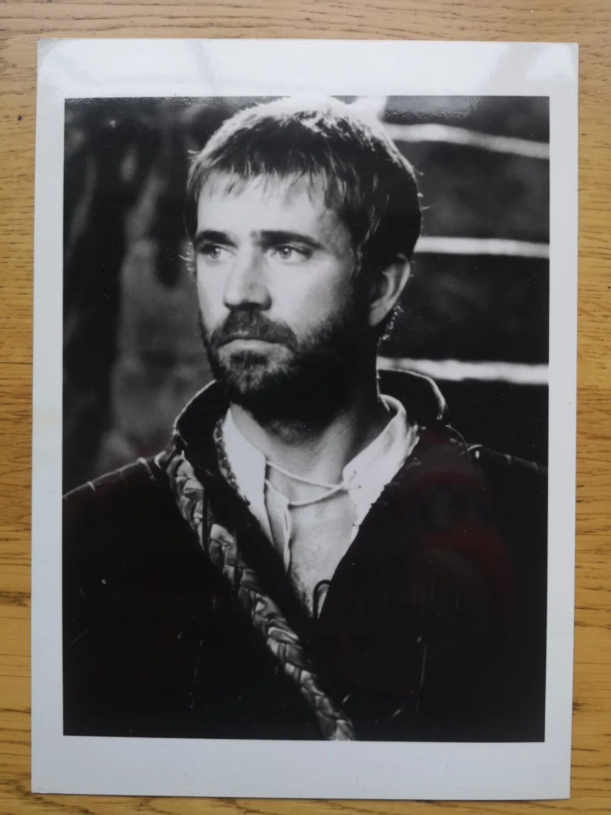 Hamlet Mel Gibson Franco Zeffirelli 1990 B&W Press Office Photo Shakespeare, изображение 2