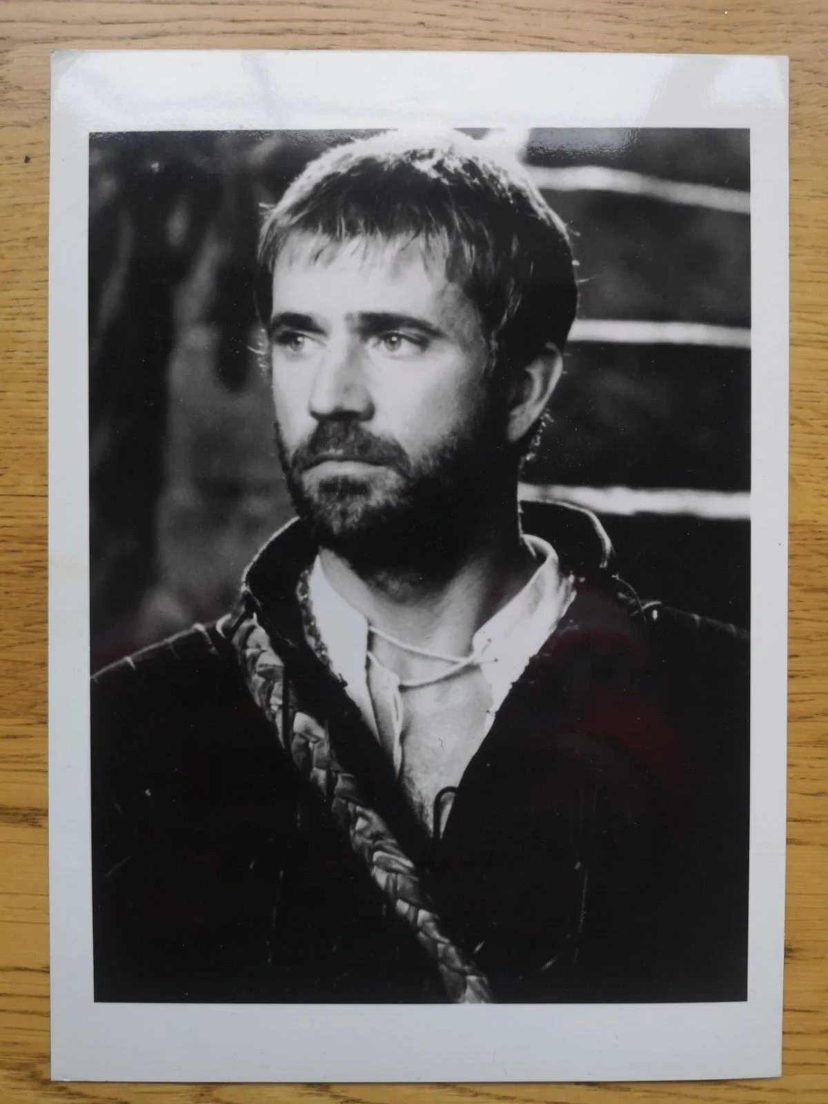 Hamlet Mel Gibson Franco Zeffirelli 1990 B&W Press Office Photo Shakespeare, изображение 3