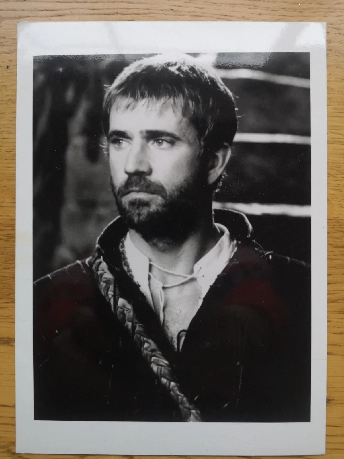 Hamlet Mel Gibson Franco Zeffirelli 1990 B&W Press Office Photo Shakespeare, изображение 4