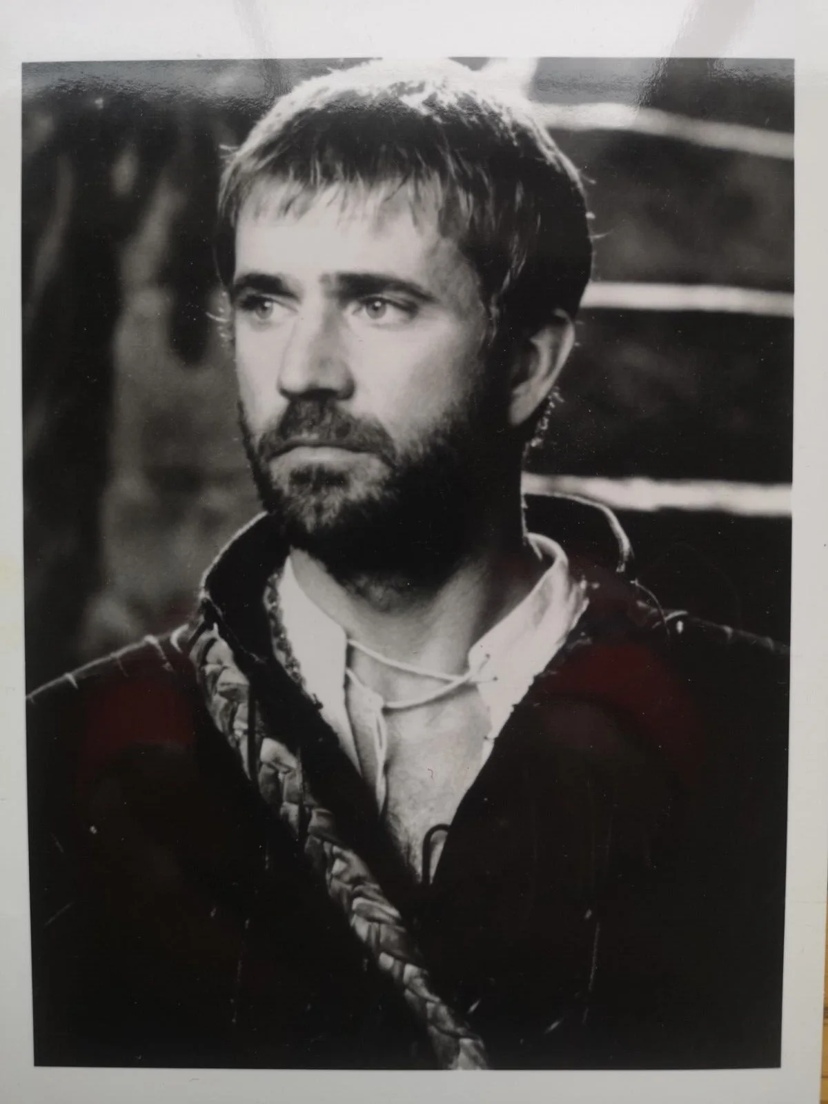 Hamlet Mel Gibson Franco Zeffirelli 1990 B&W Press Office Photo Shakespeare, изображение 5