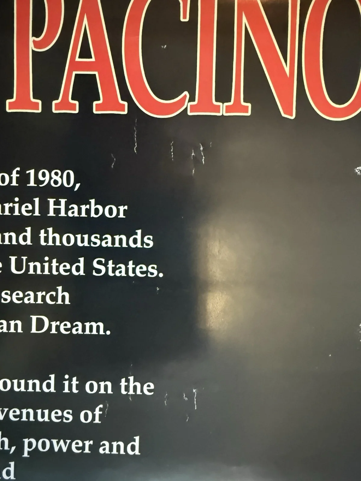 Al Pacino — Al Pacino Autograph Signed 24x36 Tony Montana Scarface Movie Poster Reprint PSA, изображение 5