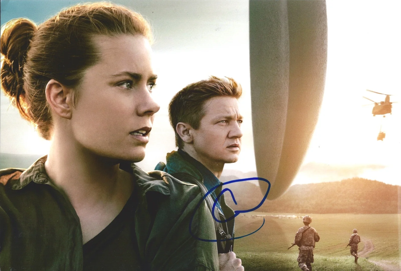 amy adams — Amy Adams signed Arrival 8x12 Photo. Proof. Batman V Superman, Enchanted