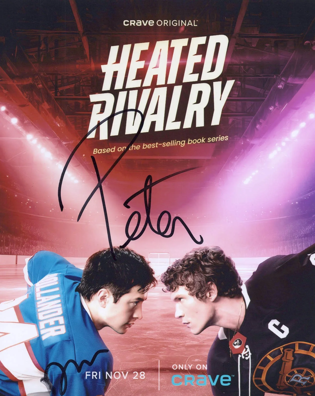 Ksenia Daniela Kharlamova, Peter Peter — Ksenia Daniela Kharlamova & Peter Peter signed "HEATED RIVALRY" 8x10 Photo d COA, image 3
