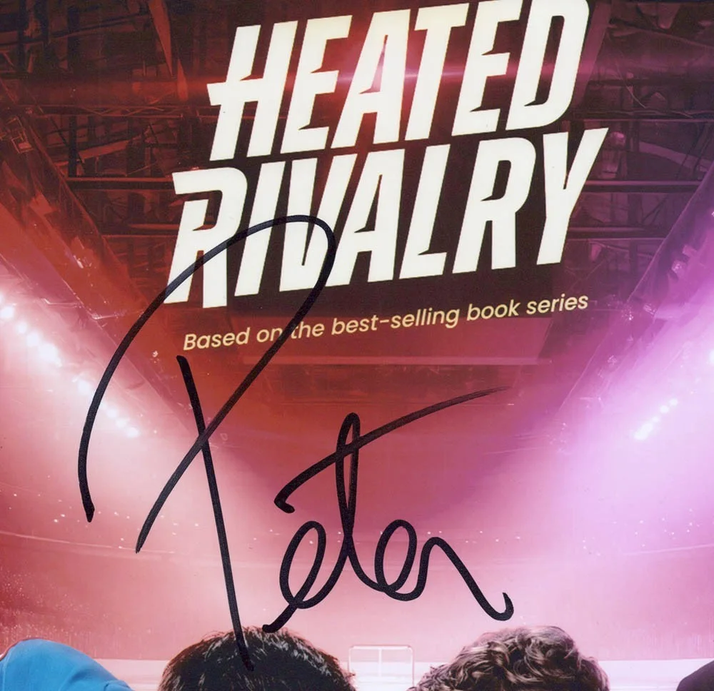 Ksenia Daniela Kharlamova, Peter Peter — Ksenia Daniela Kharlamova & Peter Peter signed "HEATED RIVALRY" 8x10 Photo d COA, image 4