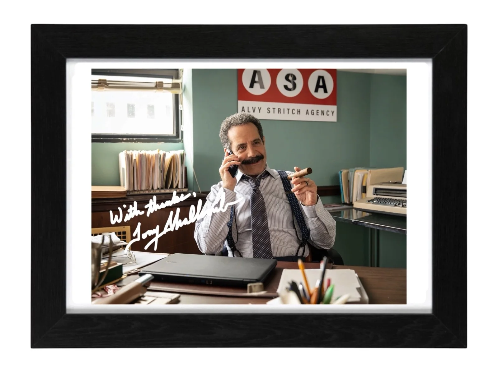 Tony Shalhoub Signed Autograph PHOTO Pre Print Film 6x4/A4/A4 Framed, image 3