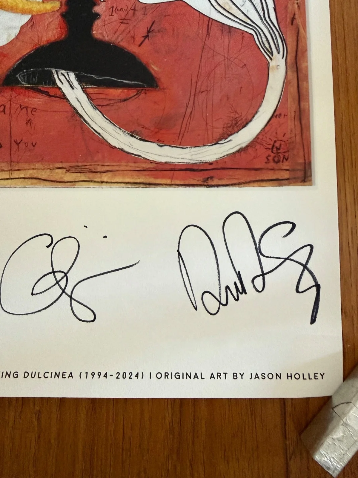 Limited Edition Dulcinea Toad The Wet Sprocket Autographed Concert Poster 11x17, изображение 3