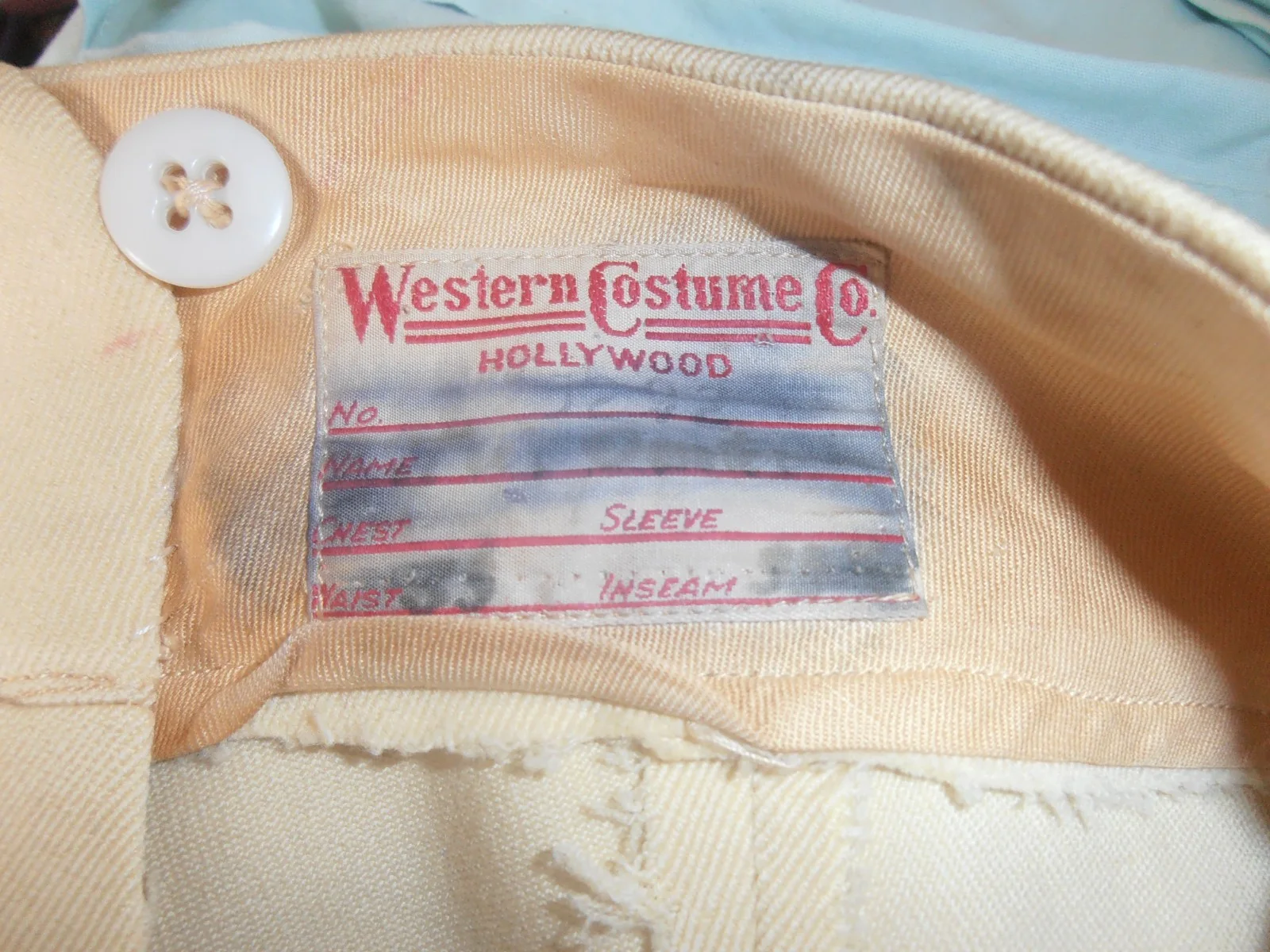 VERY RARE LAUREL & HARDY SCREEN WORN SWISS MISS(1938)DANCER'S TROUSERS, изображение 4