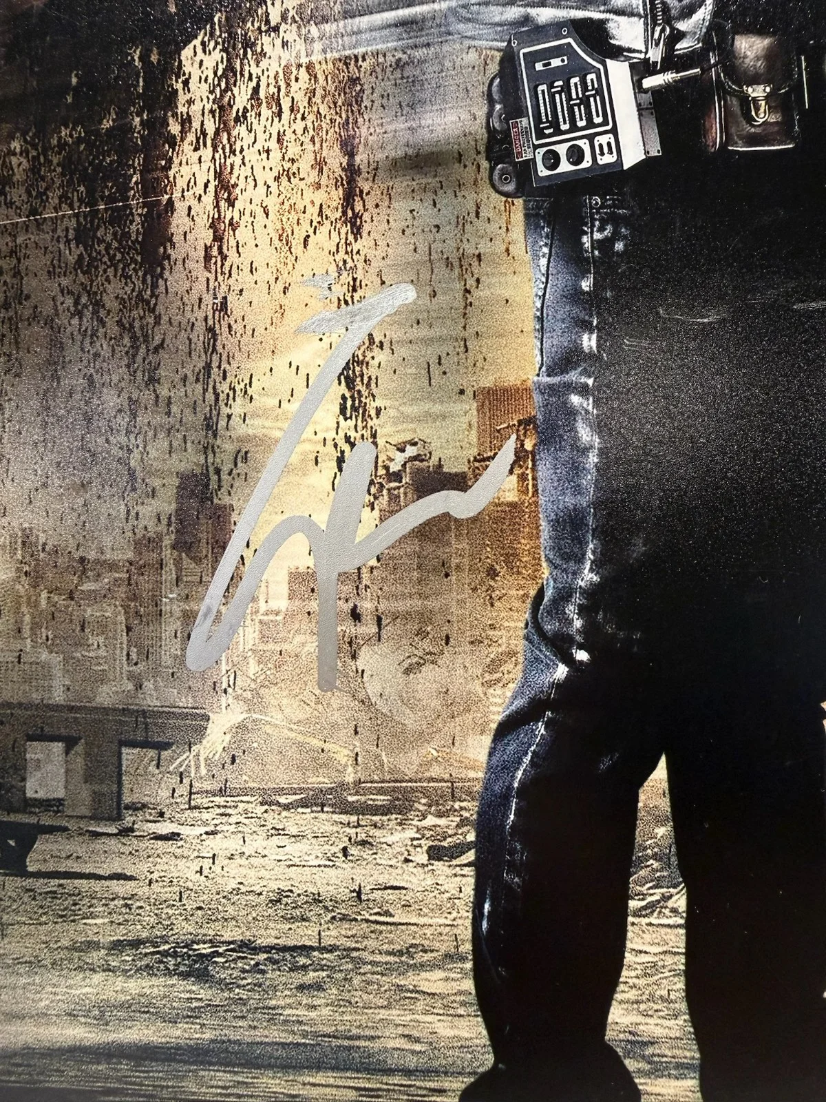 EVAN PETERS SIGNED QUICKSILVER 11X17 PHOTO X-MEN APOCALPYSE AUTO BECKETT BAS COA, image 2