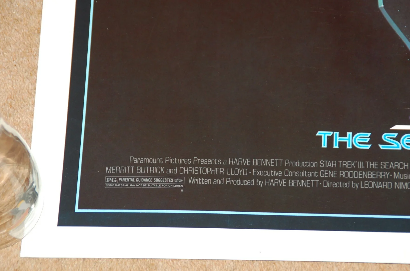 STAR TREK III: THE SEARCH FOR SPOCK (1984) - ORIG. ROLLED US HALF-SHEET POSTER, изображение 4