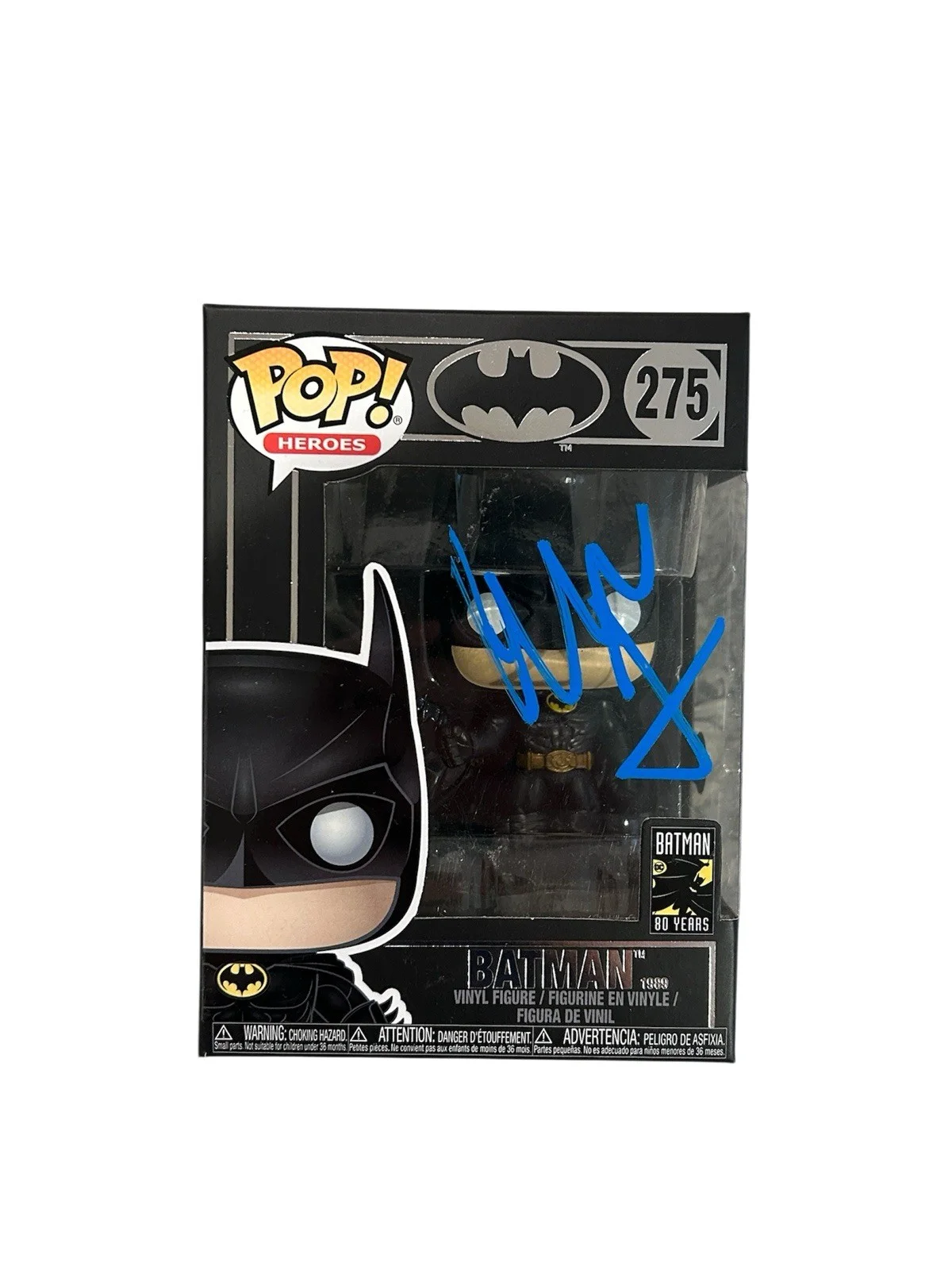Christian Bale — Christian Bale Signed Batman Funko Pop 275 Autograph Beckett Authentic, image 2