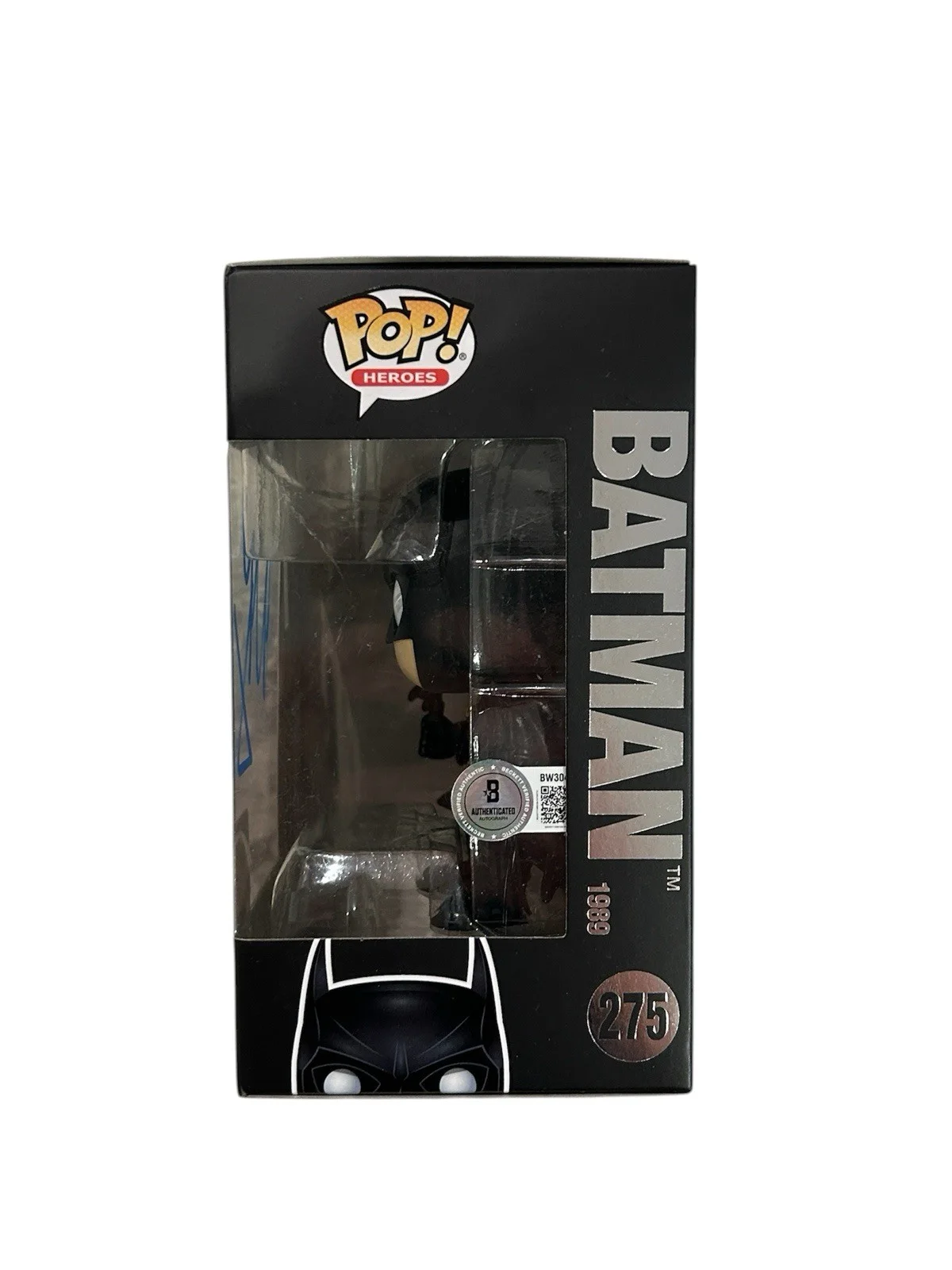 Christian Bale — Christian Bale Signed Batman Funko Pop 275 Autograph Beckett Authentic, image 3
