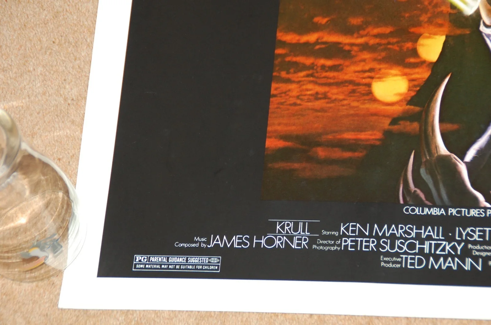 LYSETTE ANTHONY in KRULL (1983) - RARE ORIG. ROLLED US HALF-SHEET POSTER, изображение 4