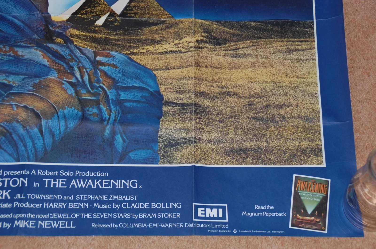 MIKE NEWELL (& BRAM STOKER'S) THE AWAKENING (1980) - ORIG. UK QUAD POSTER, изображение 5