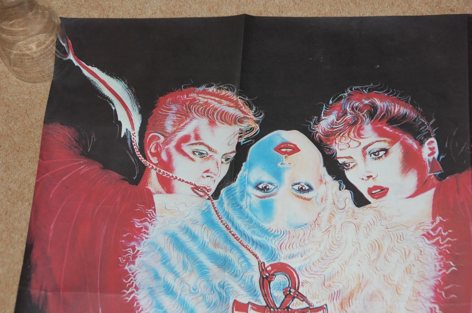 DAVID BOWIE & CATHERINE DENEUVE in THE HUNGER (1983) - RARE ORIG. UK QUAD POSTER, изображение 2