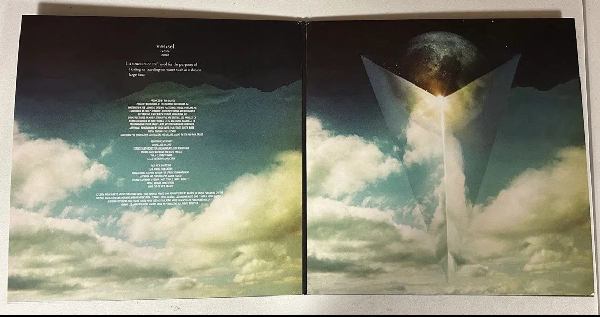 STARSET AUTOGRAPHED SIGNED 12" 2LP VESSELS VINYL ALBUM WITH JSA COA # CF36656, image 2