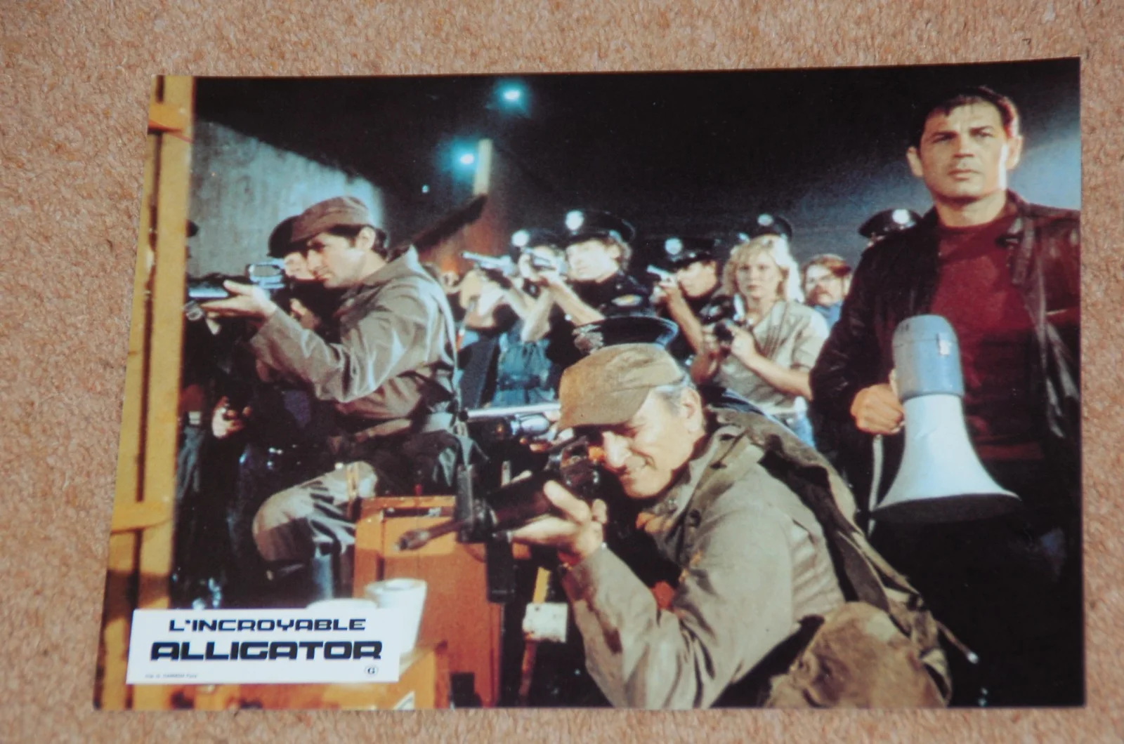 ROBERT FORSTER - ALLIGATOR (1980) - RARE ORIG. FRENCH LOBBY CARD SET - EX. COND., image 4