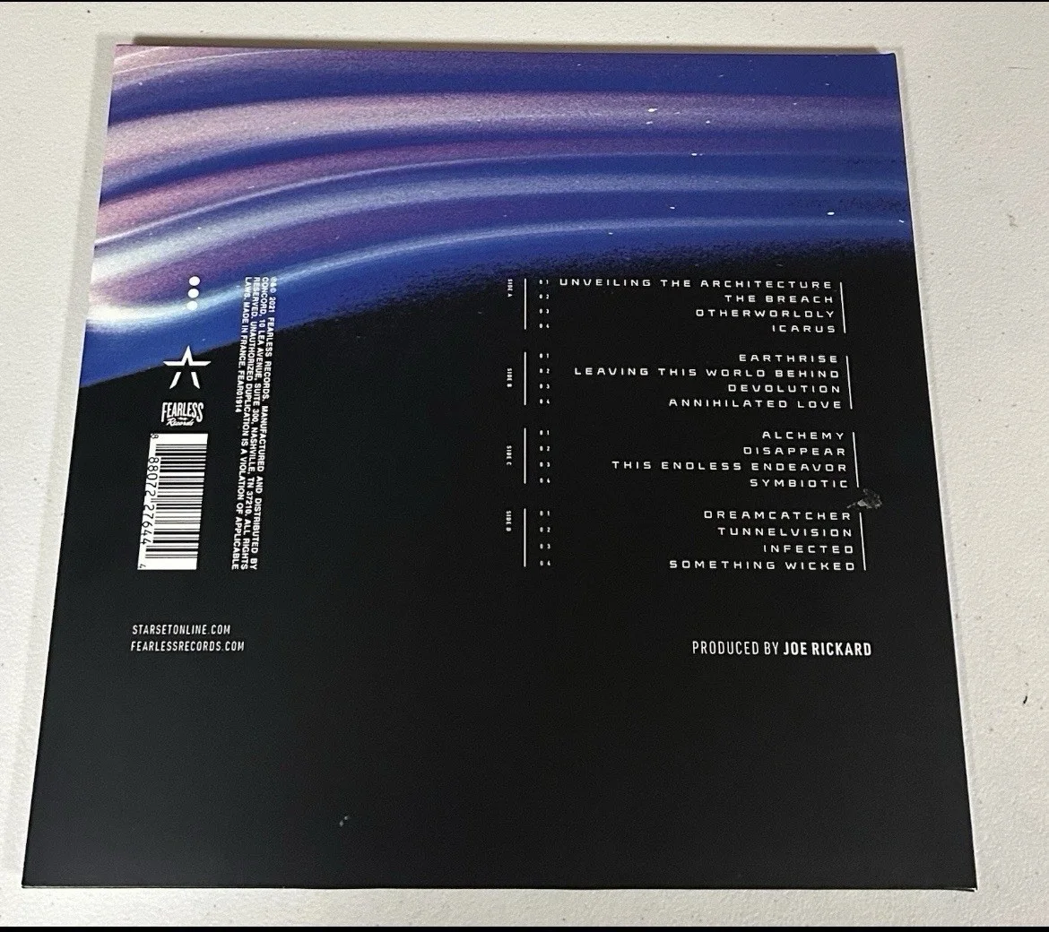 STARSET AUTOGRAPHED SIGNED 12" 2LP HORIZONS VINYL ALBUM WITH JSA COA # CF36646, image 3