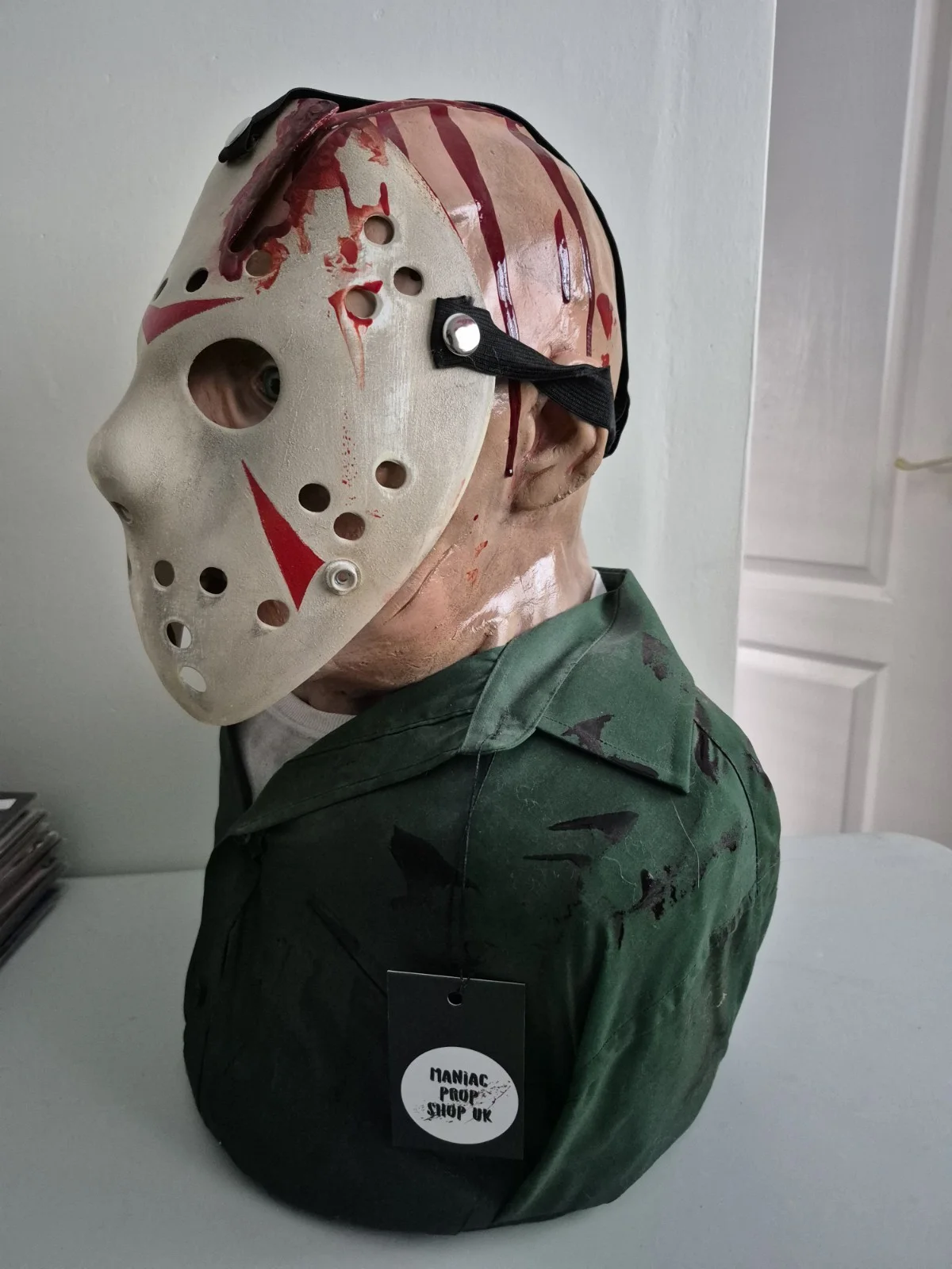 Full Sized Jason Bust Friday 13th Horror Bust Jason Voorhees Maniac Prop Shop, изображение 2