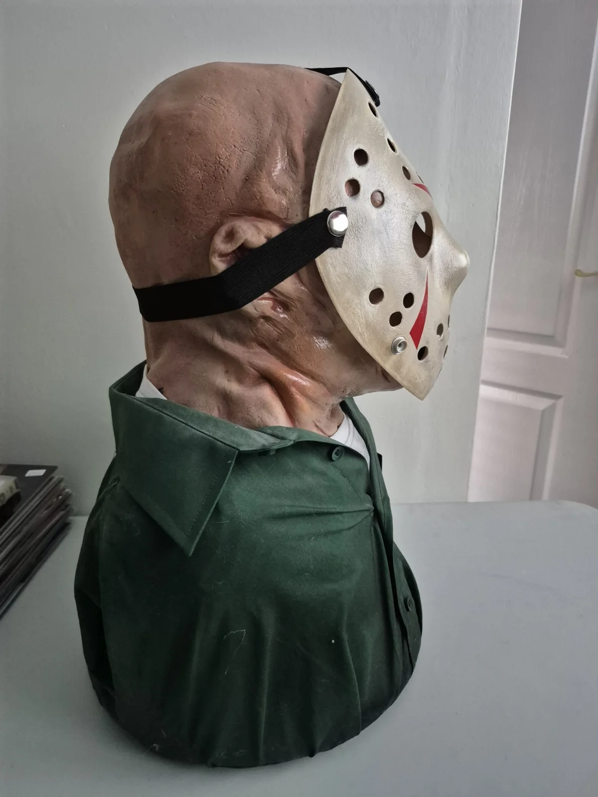 Full Sized Jason Bust Friday 13th Horror Bust Jason Voorhees Maniac Prop Shop, изображение 4