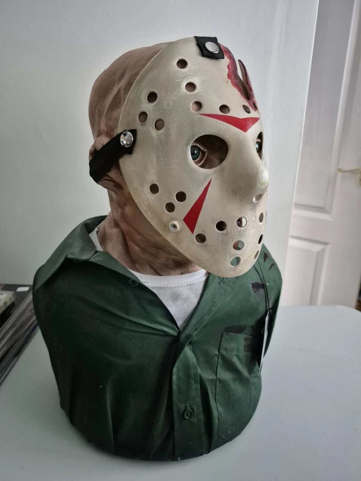 Full Sized Jason Bust Friday 13th Horror Bust Jason Voorhees Maniac Prop Shop, изображение 5