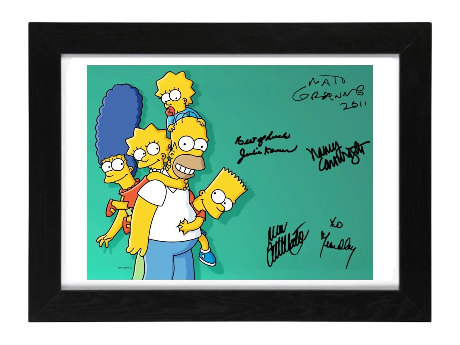The Simpsons Thornton Signed Autograph PHOTO Pre Print Film 6x4/A4/A4 Framed, изображение 3